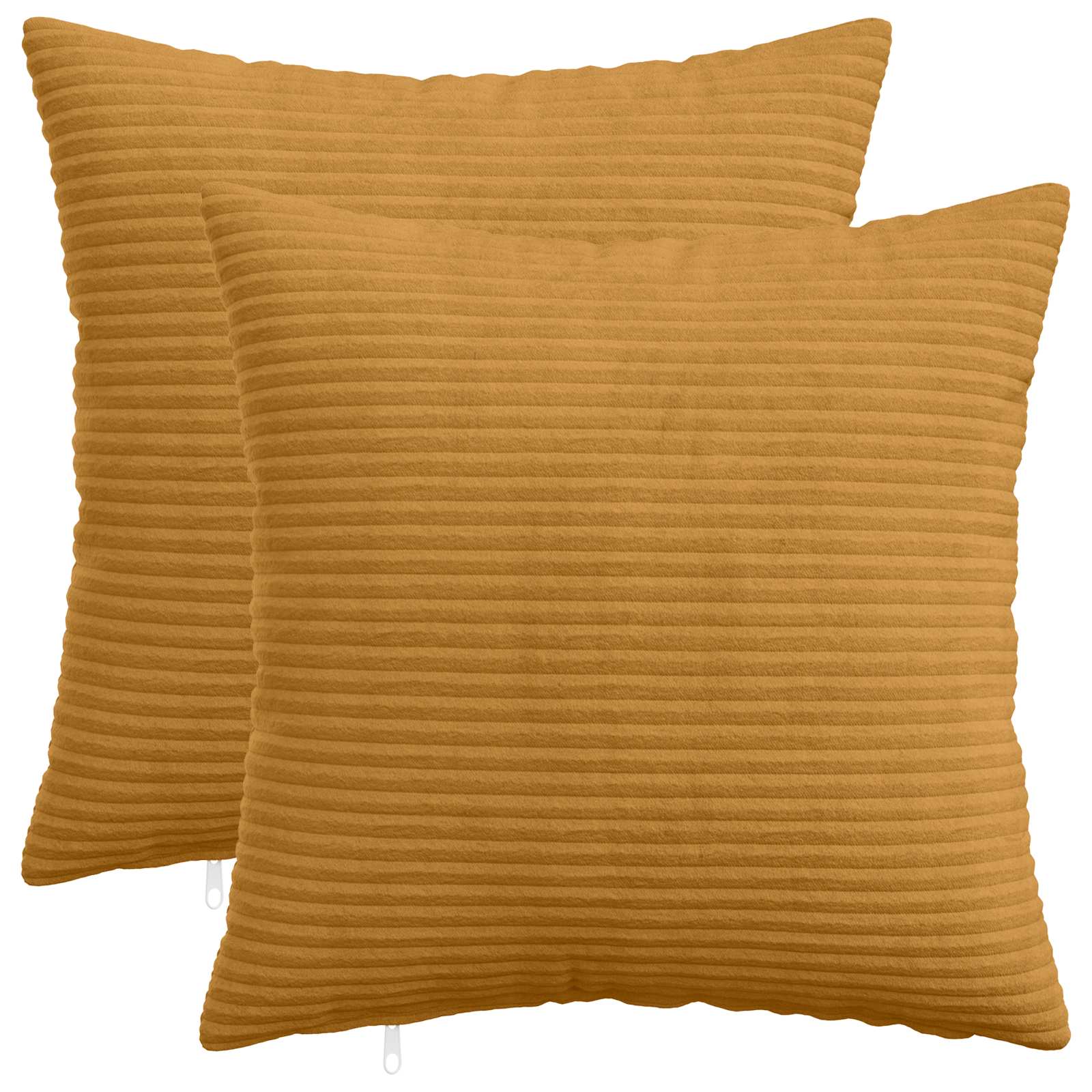 Kussensloop 2 pcs HEERLEN Geel 45 x 45 cm corduroy image 1