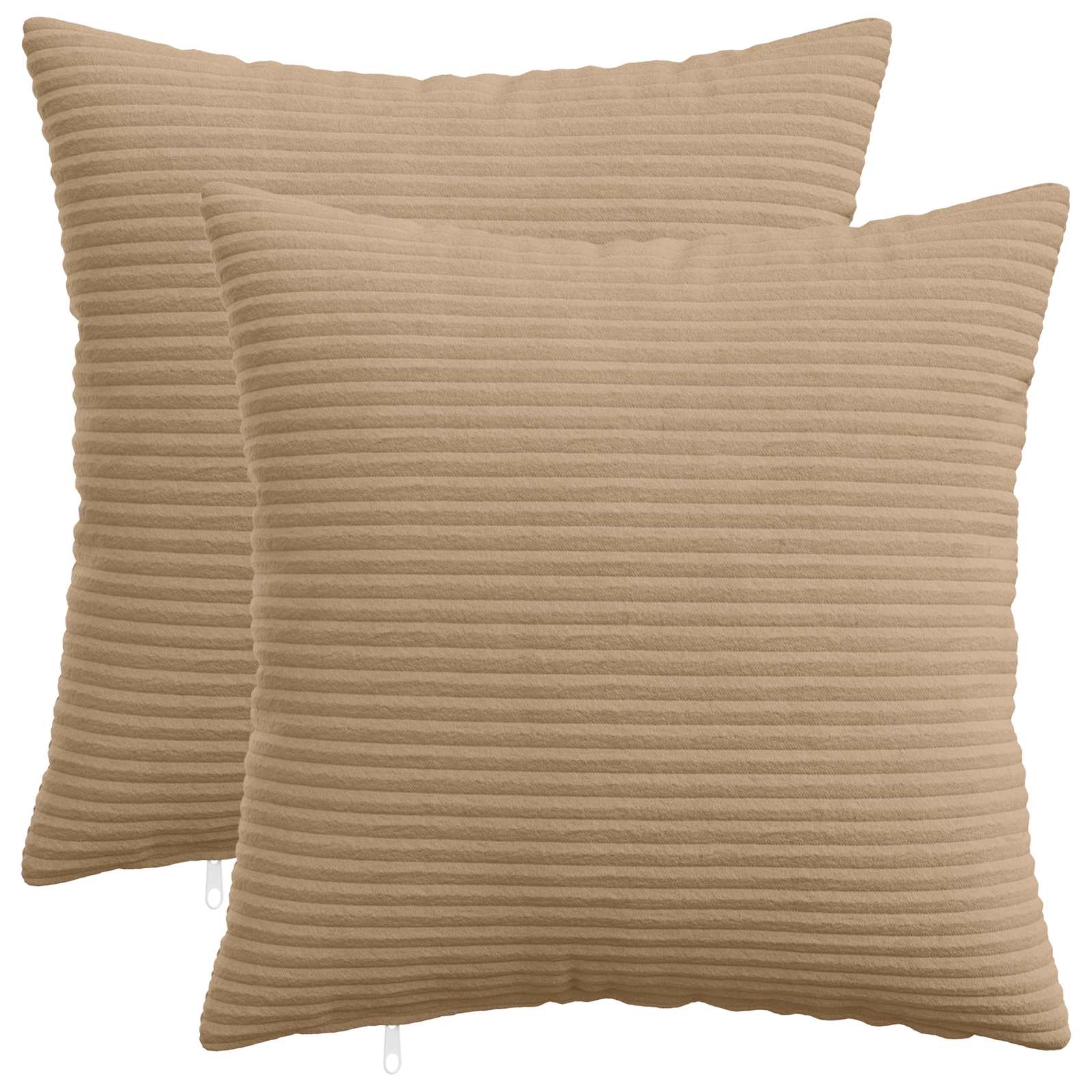 Kussensloop 2 pcs HEERLEN Bruin 45 x 45 cm corduroy image 1