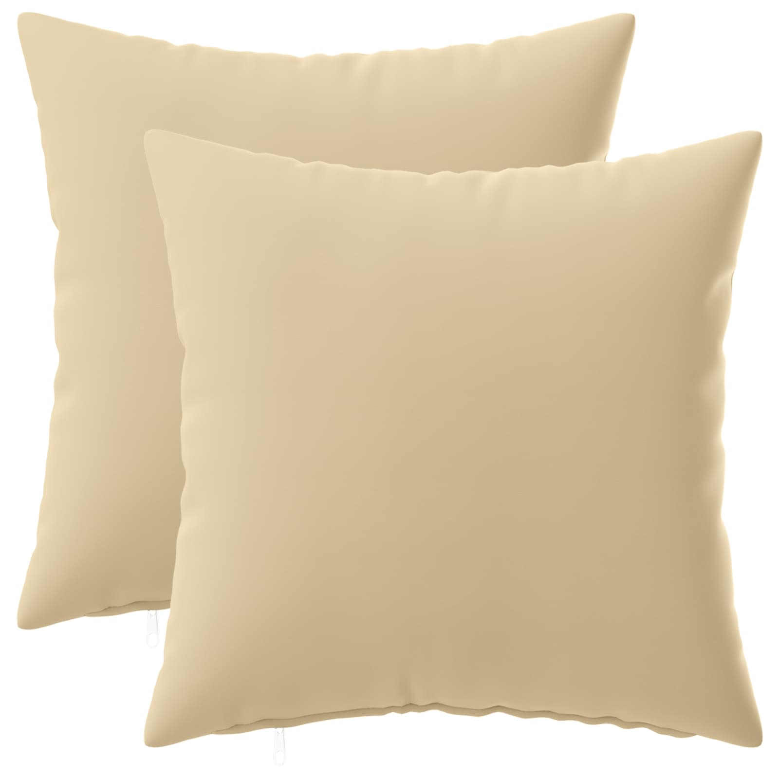 Kussensloop 2 pcs HEERLEN Beige 45 x 45 cm Polyester image 1