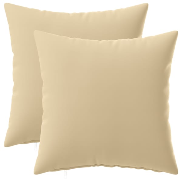 vidaXL Diivanipadi 2 pcs HEERLEN Beež 45 x 45 cm Pol&uuml;ester