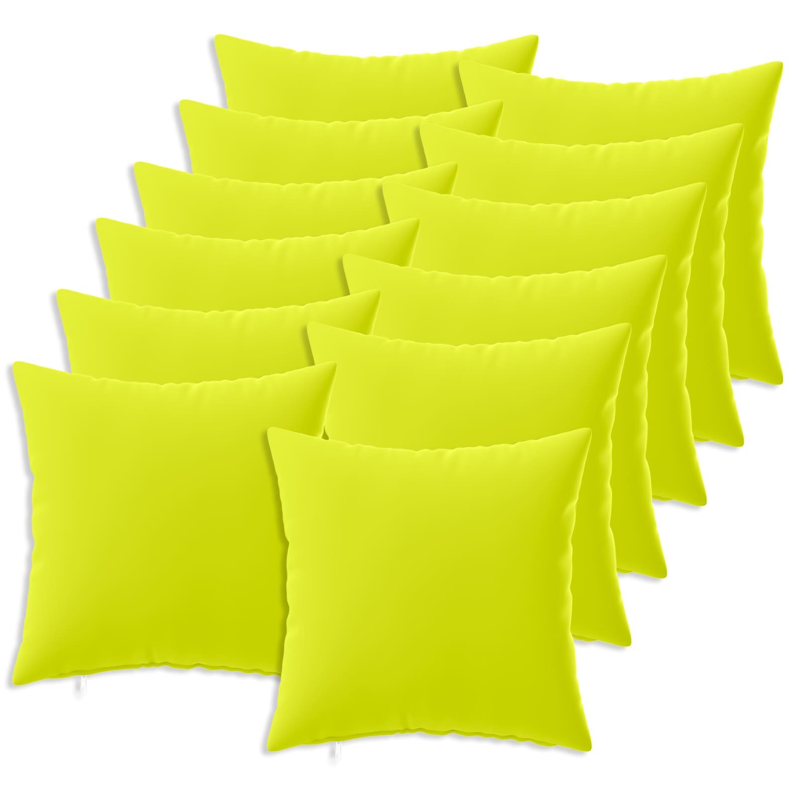 Kussensloop 12 pcs HEERLEN Helder groen 45 x 45 cm Polyester image 1