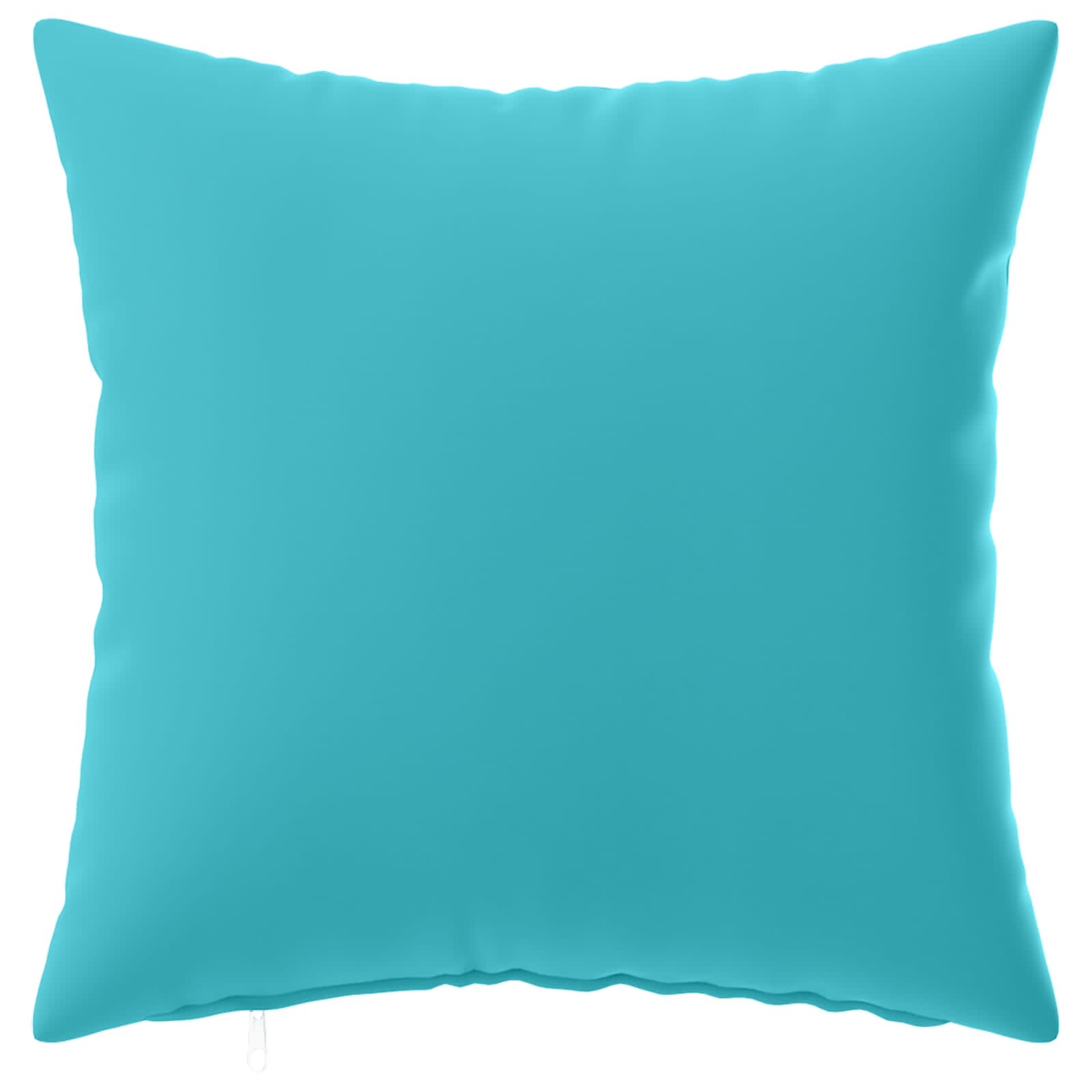 Kussensloop 6 pcs HEERLEN Turquoise 45 x 45 cm Polyester image 2
