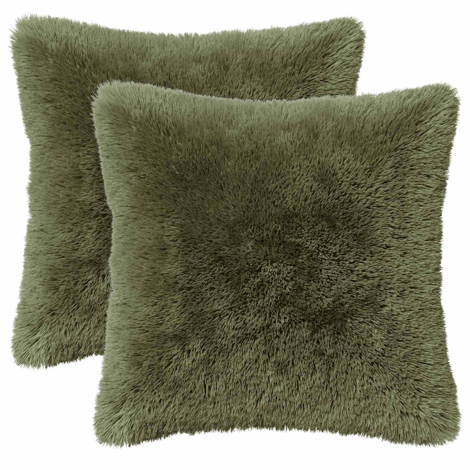 Kussensloop 2 pcs HEERLEN Groen 45 x 45 cm PV Fleece image 1