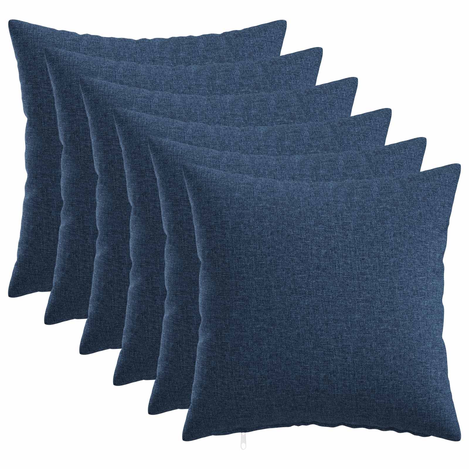 vidaXL Povlak na polštář 6 ks HEERLEN Modrá 50 x 50 cm Textil