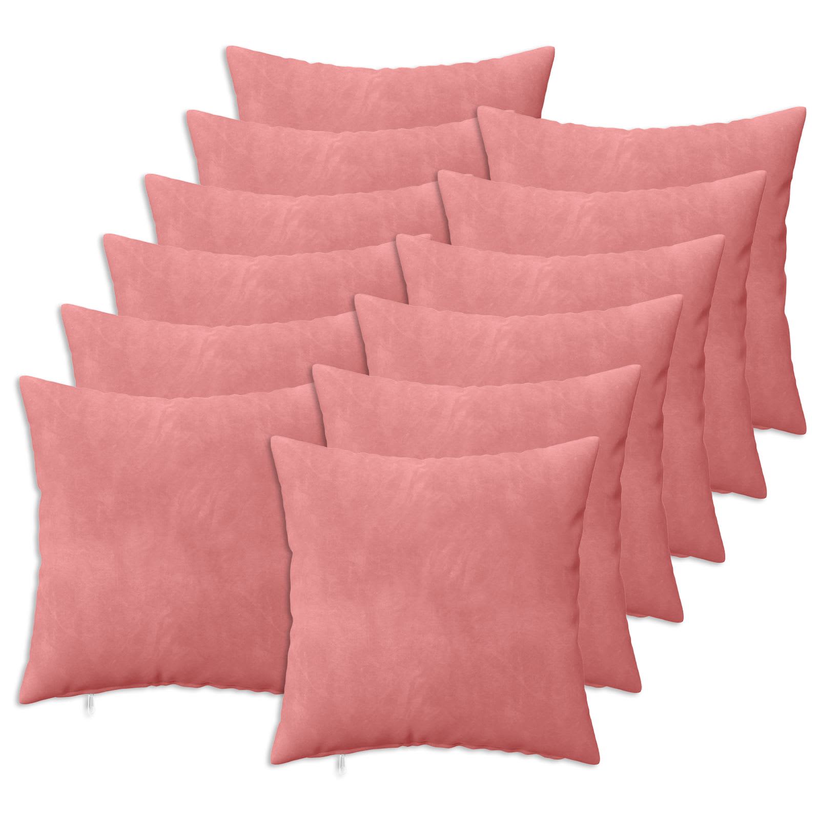 Kussensloop 12 pcs HEERLEN Roze 50 x 50 cm Fluweel image 1