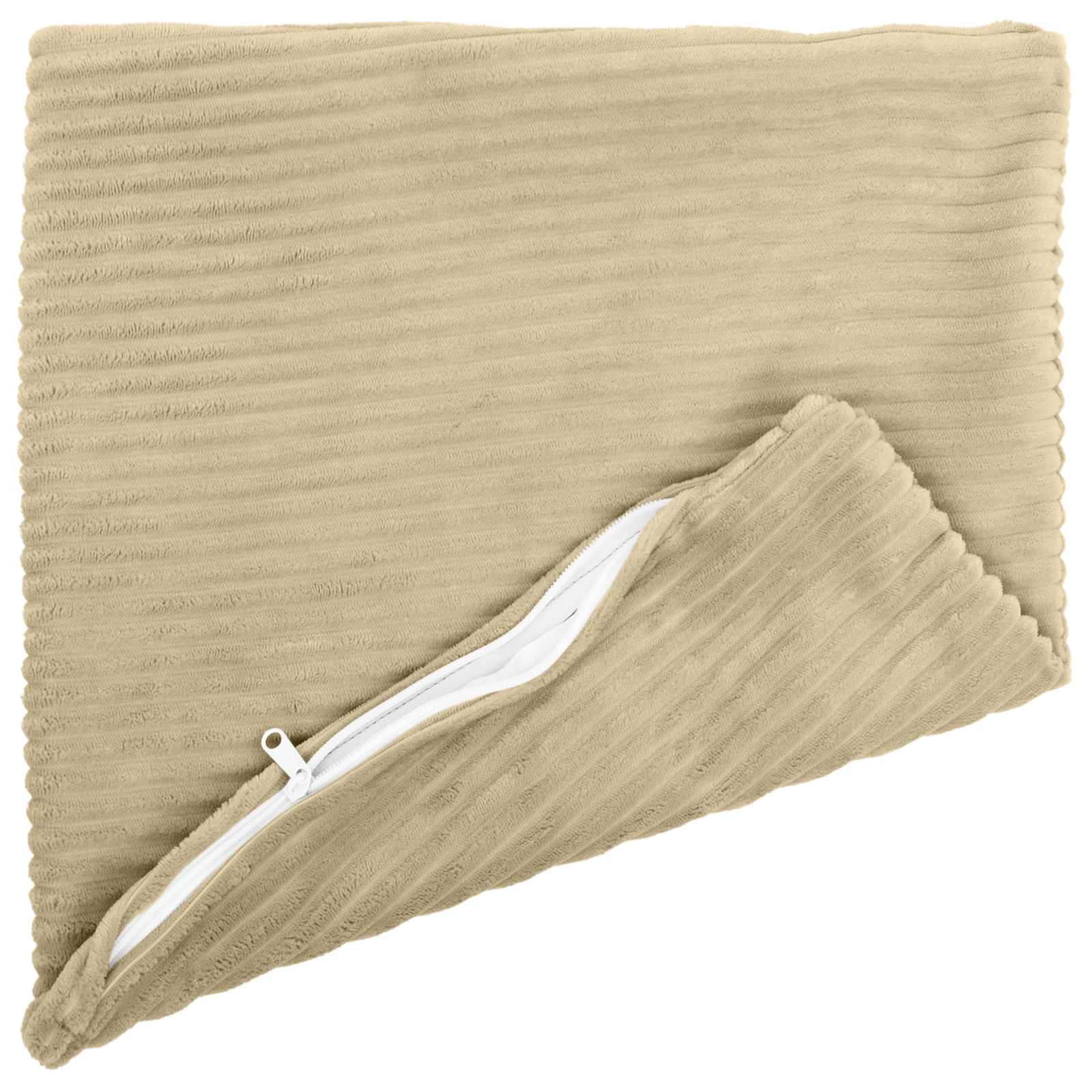 Kussensloop 12 pcs HEERLEN Groen Grijs 50 x 50 cm corduroy image 3
