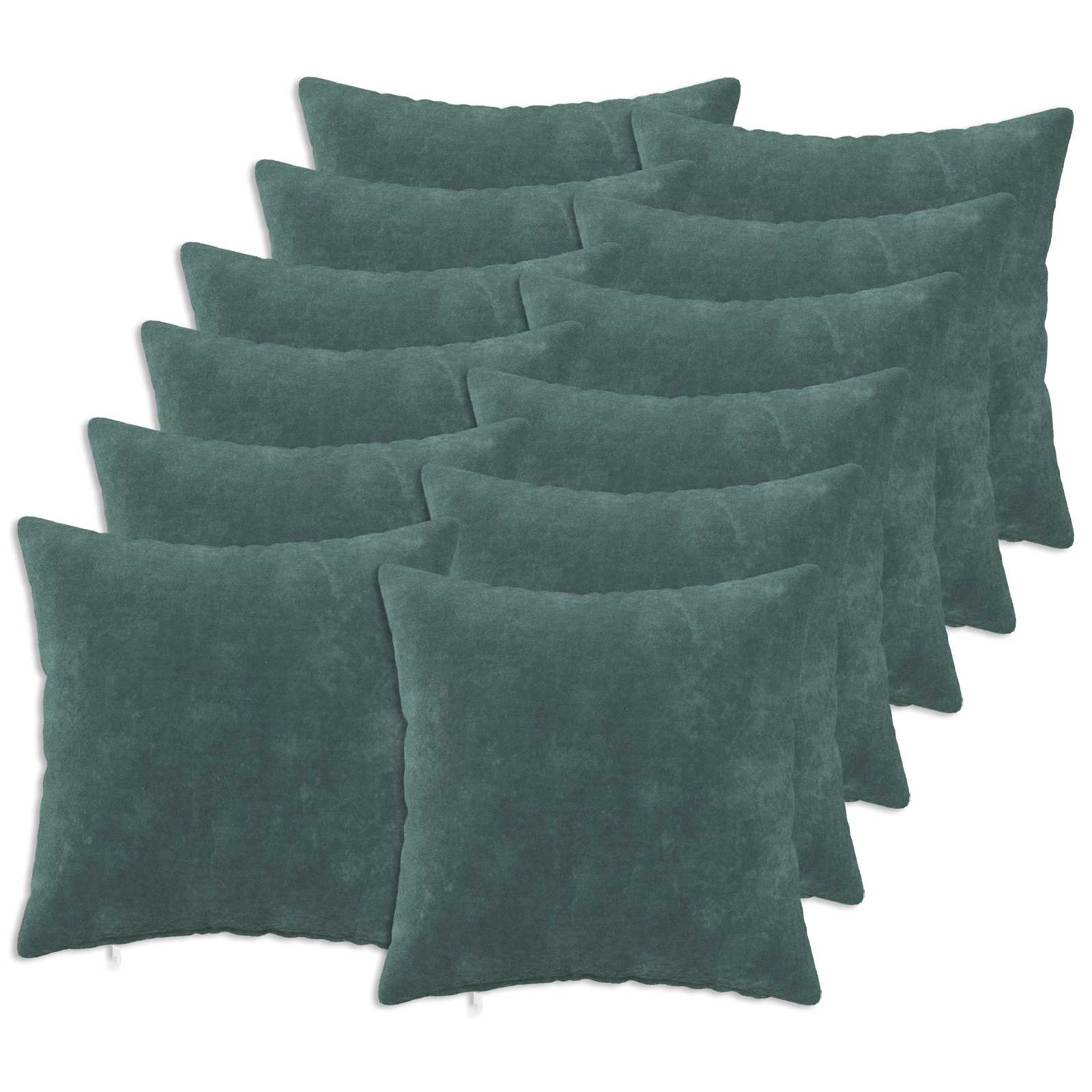 vidaXL Povlak na polštář 12 pcs HEERLEN Mořsky modrá 50 x 50 cm