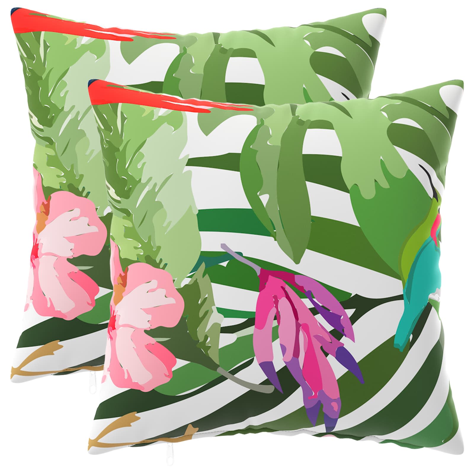 Kussensloop 2 pcs HEERLEN Zwart 50 x 50 cm Polyester image 1