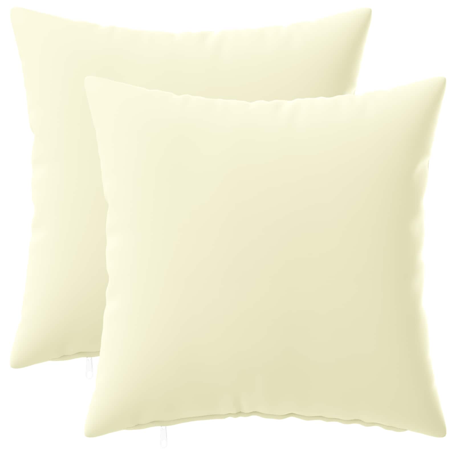 Kussensloop 2 pcs HEERLEN Crèmekleurig 50 x 50 cm Polyester image 1