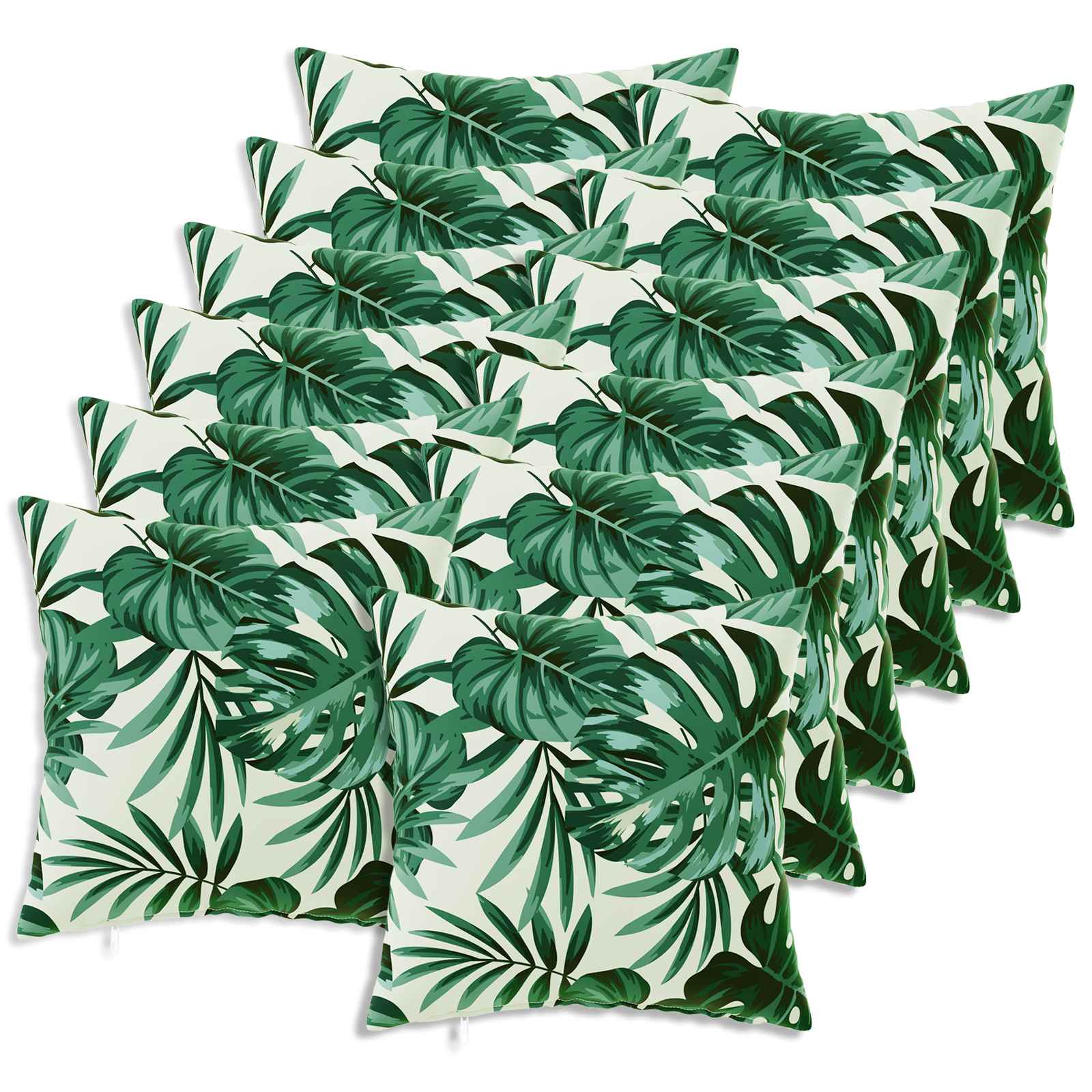 Kussensloop 12 pcs HEERLEN Bladpatroon 50 x 50 cm Polyester image 1