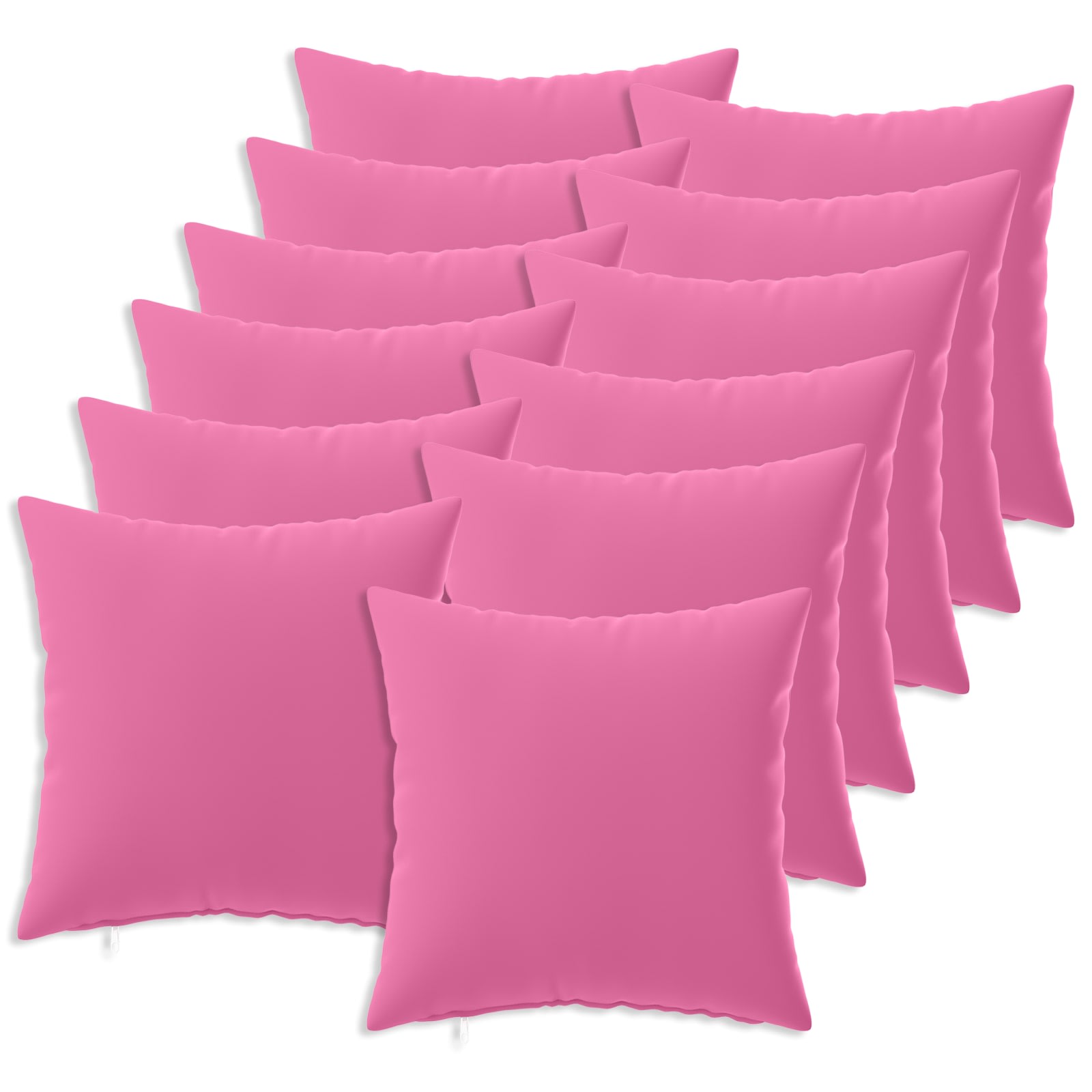 Kussensloop 12 pcs HEERLEN Roze 50 x 50 cm Polyester image 1