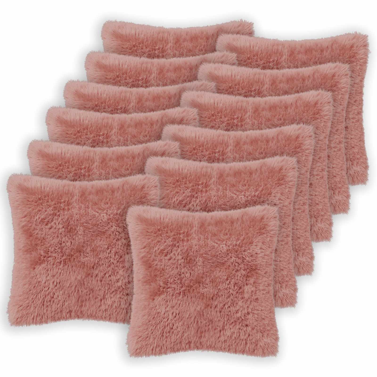 Kussensloop 12 pcs HEERLEN Roze 50 x 50 cm PV Fleece image 1