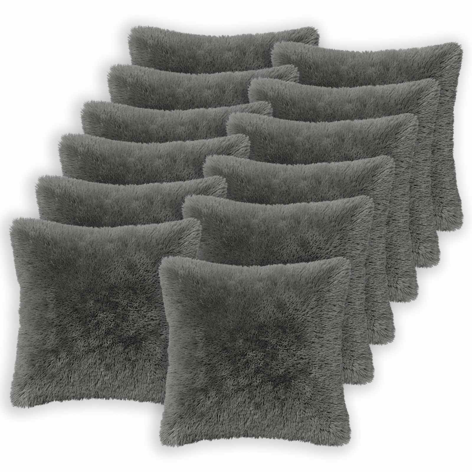Kussensloop 12 pcs HEERLEN Lichtgrijs 50 x 50 cm PV Fleece image 1
