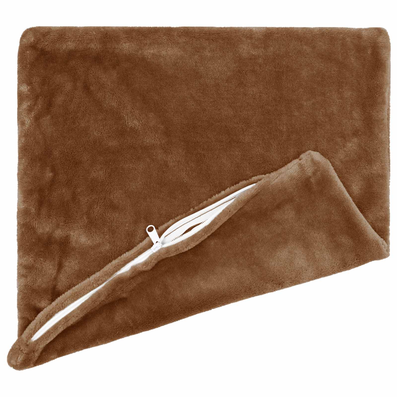 vidaXL Kissenbezug 6 stk. HEERLEN Hellbraun 50 x 50 cm Flanell – Bild 4