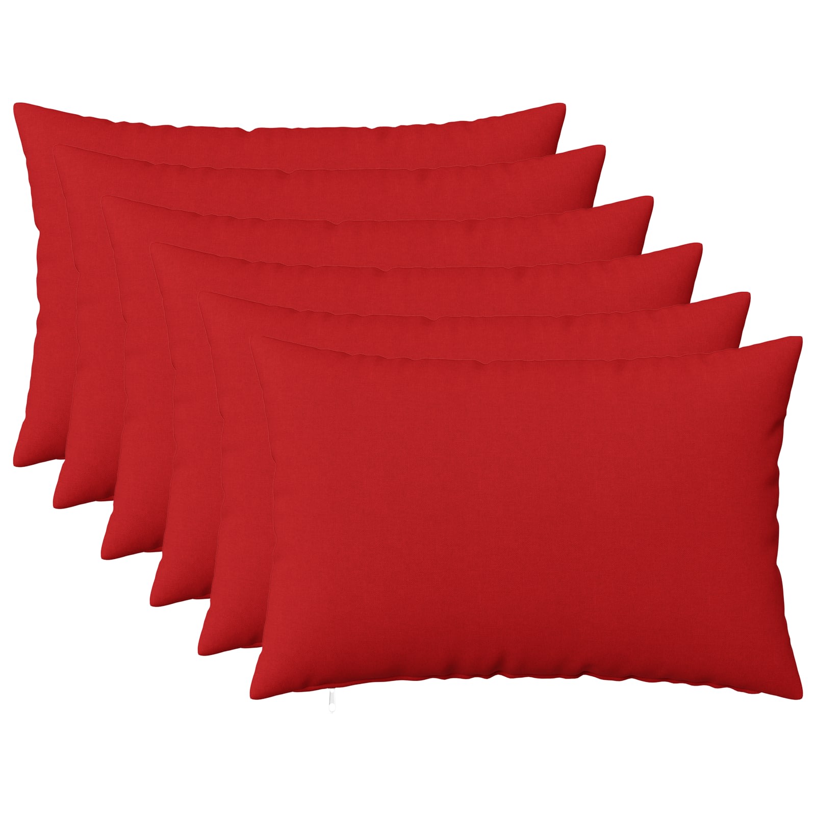 Kussensloop 6 st HEERLEN Rood 50 x 70 cm Stof image 1