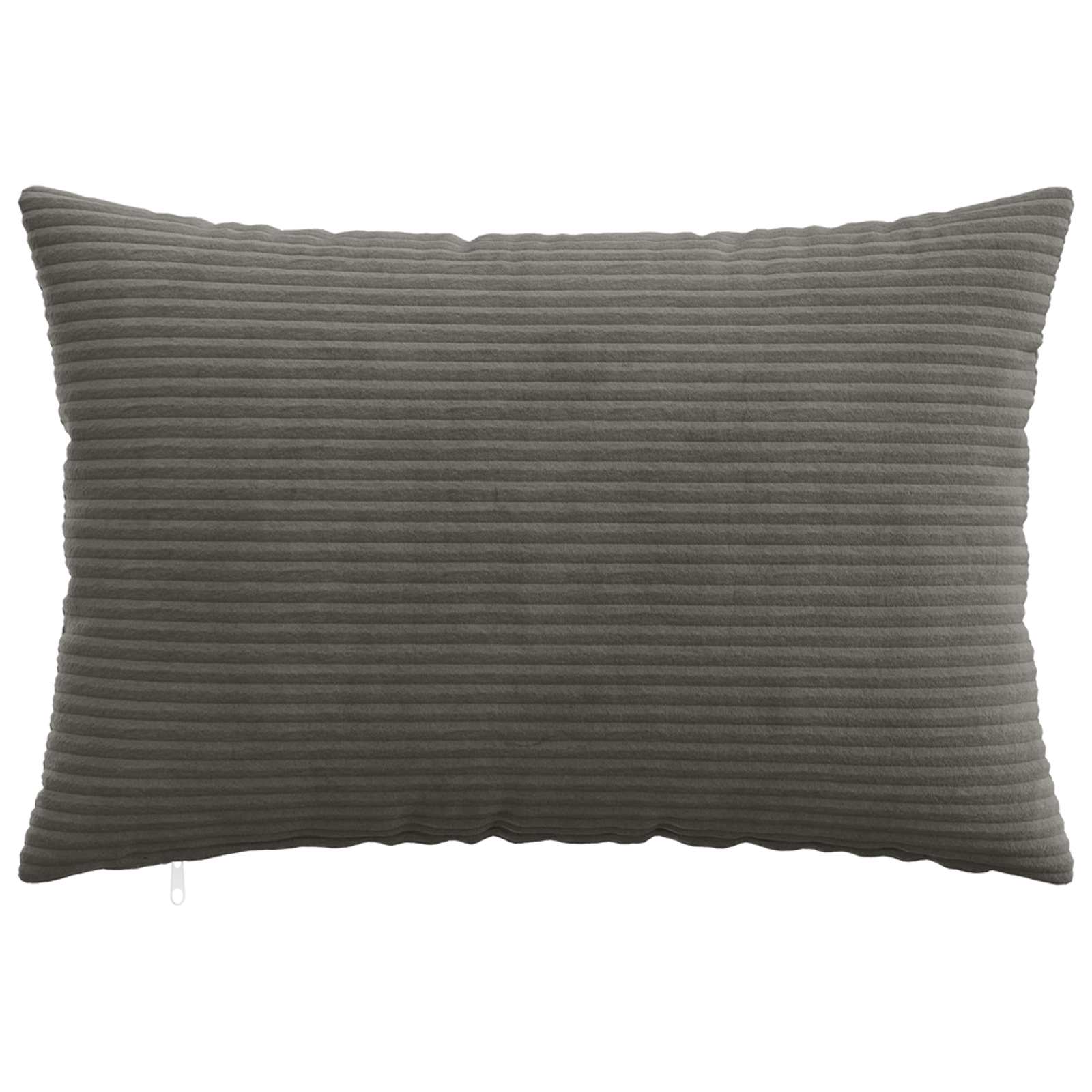 Kussensloop 6 pcs HEERLEN Donkergrijs 50 x 70 cm corduroy image 2