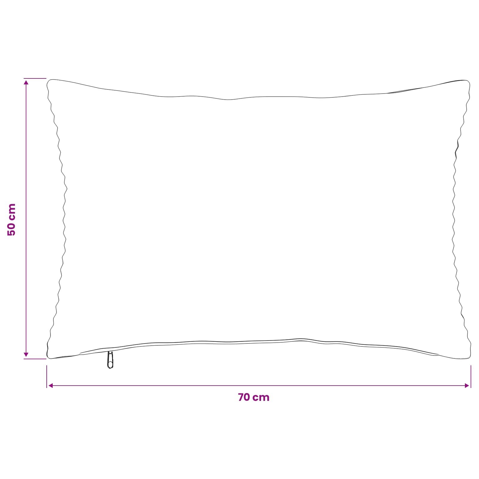 Kussensloop 2 pcs HEERLEN Rood-oranje 50 x 70 cm corduroy image 9