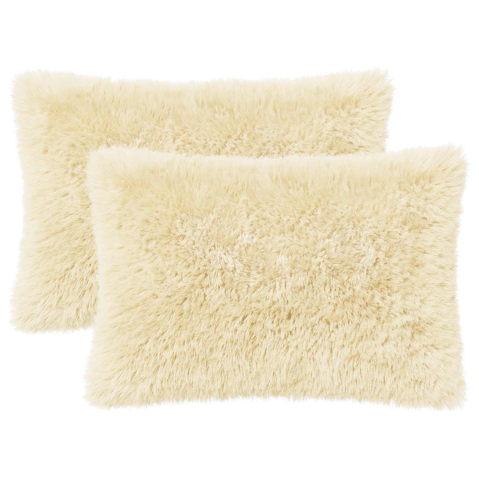 Kussensloop 2 pcs HEERLEN Crèmekleurig 50 x 70 cm PV Fleece image 1