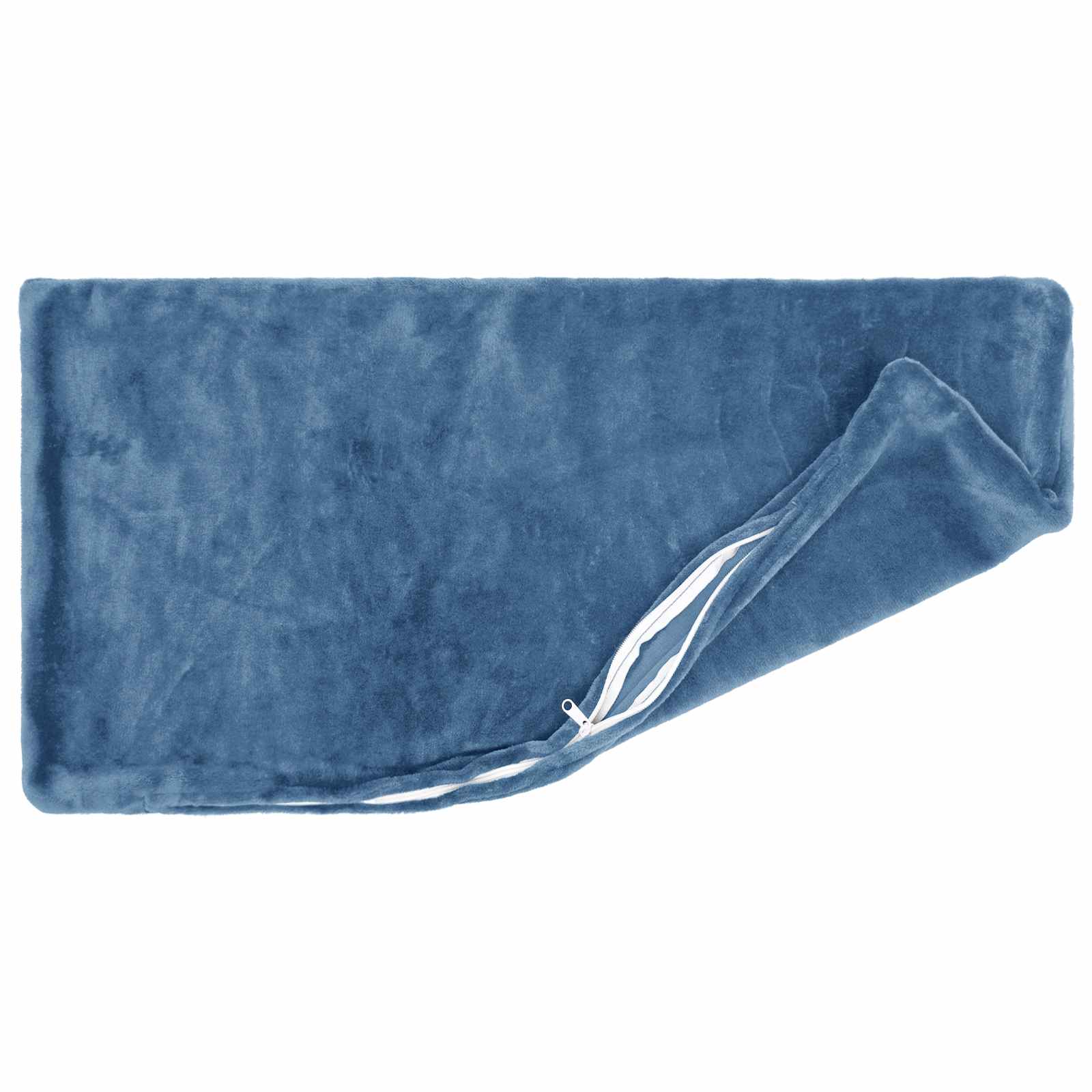 vidaXL Kussensloop 2 st HEERLEN Lichtblauw 50 x 70 cm Flanel blauw, foto 4