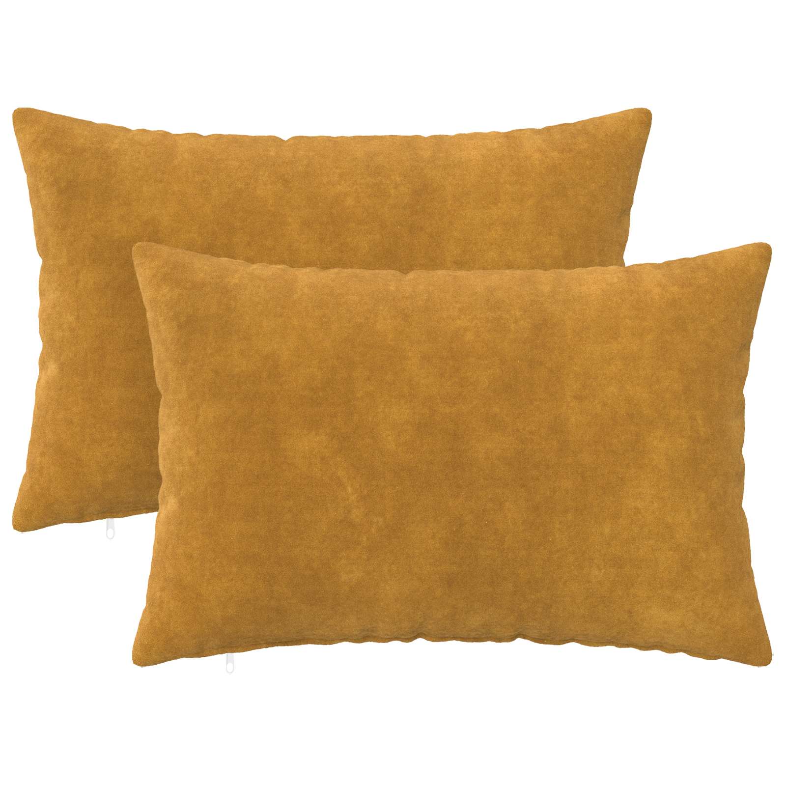 Kussensloop 2 pcs HEERLEN Geel 50 x 75 cm Microfiber Fleece image 1