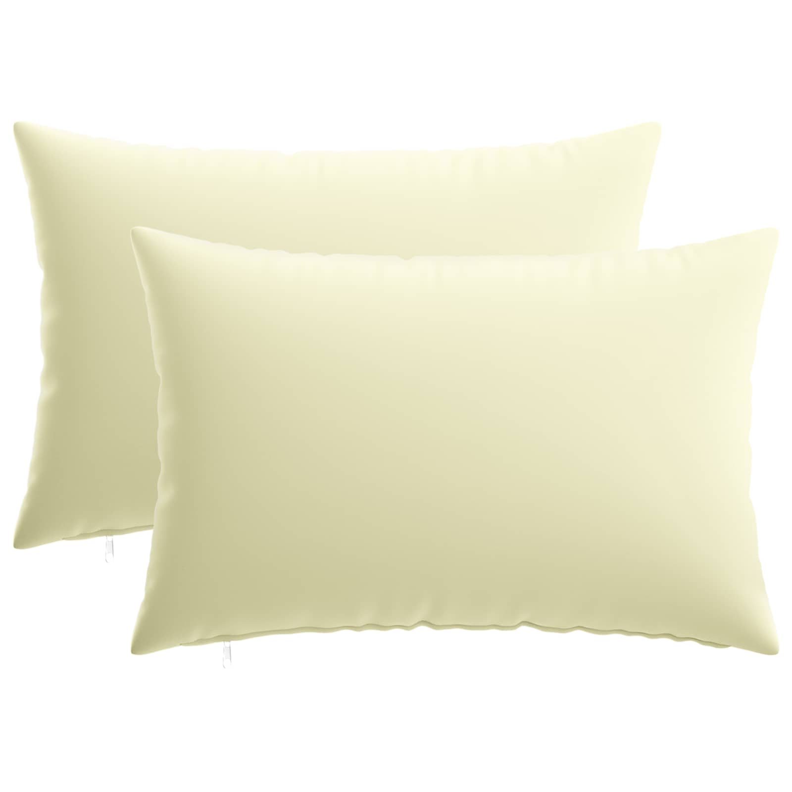 Kussensloop 2 pcs HEERLEN Crèmekleurig 50 x 75 cm Polyester image 1