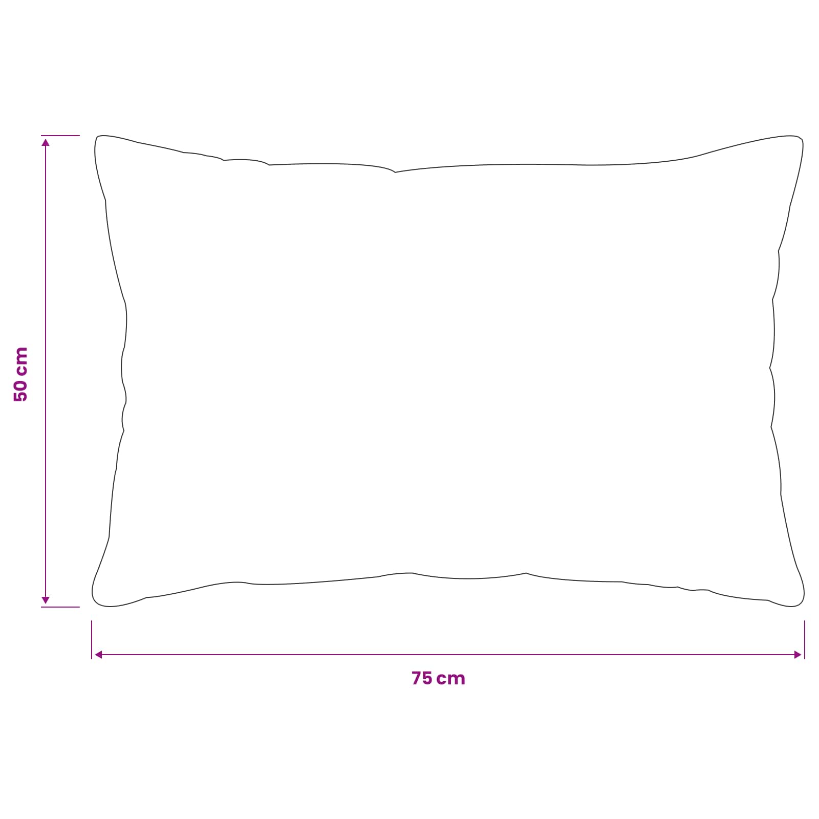 Kussensloop 2 pcs HEERLEN Zwart 50 x 75 cm Flanel image 9