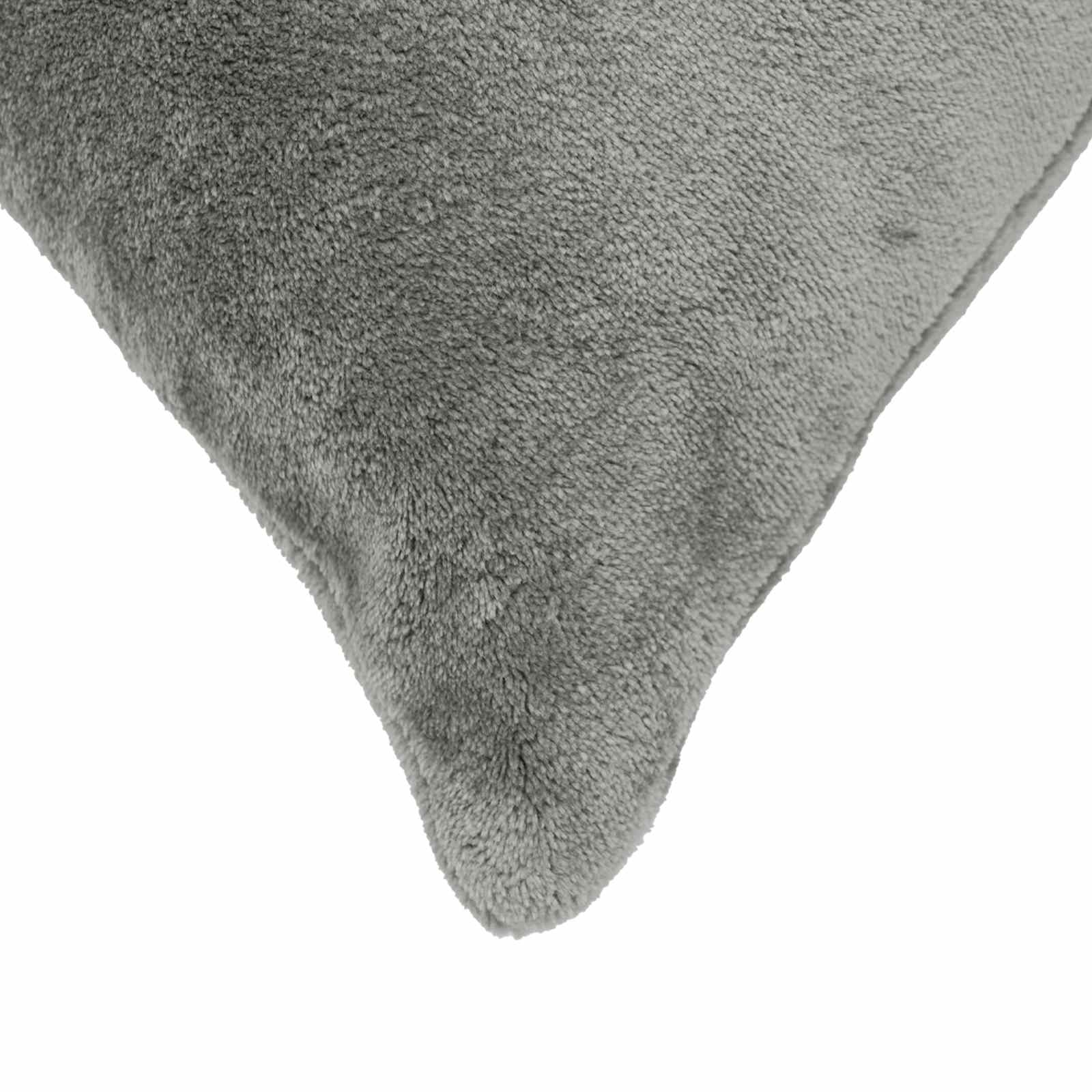 Prevleka za blazino 2 kos HEERLEN Temno siva 50 x 75 cm Flanel
