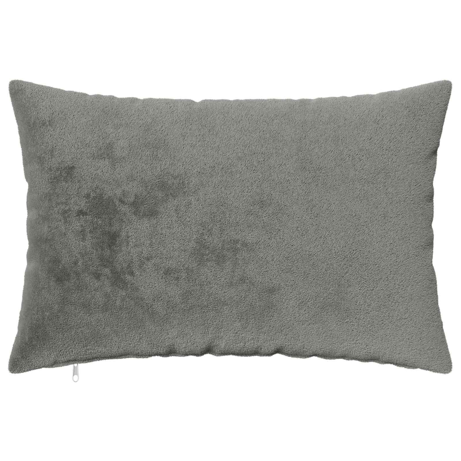 Prevleka za blazino 2 kos HEERLEN Temno siva 50 x 75 cm Flanel