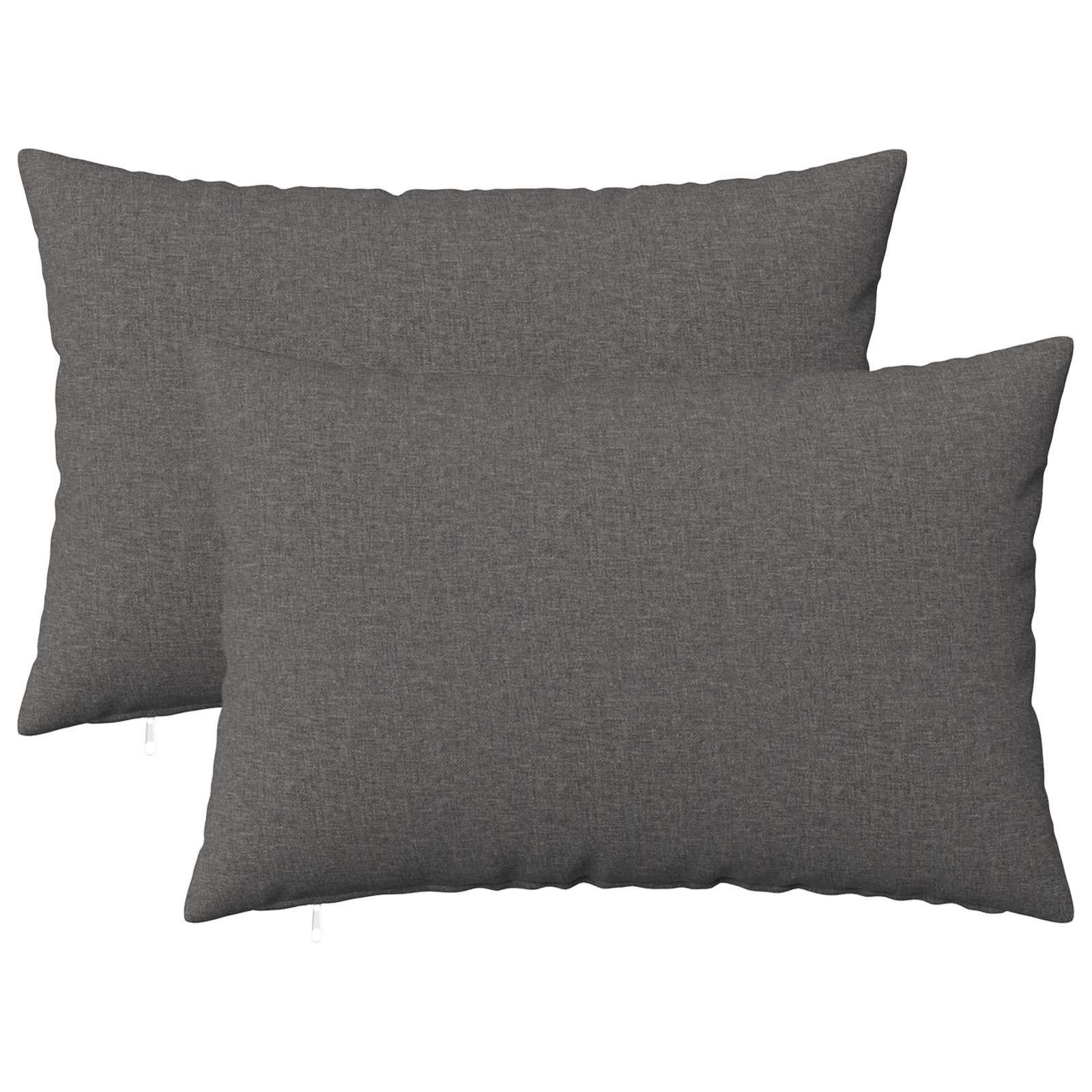 vidaXL Povlak na polštář 2 ks HEERLEN Světle šedá 50 x 80 cm Textil