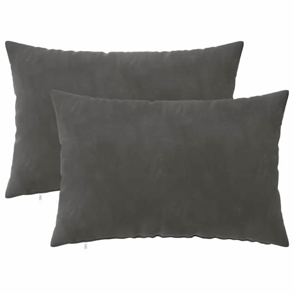 vidaXL Diivanipadi 2 pcs HEERLEN Tumehall 50 x 80 cm Samet