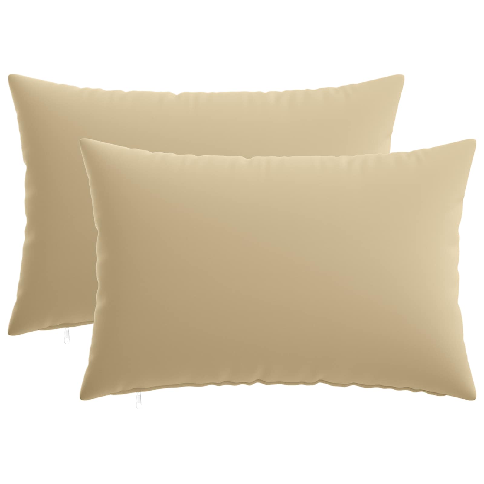 Kussensloop 2 pcs HEERLEN Beige 50 x 80 cm Polyester image 1