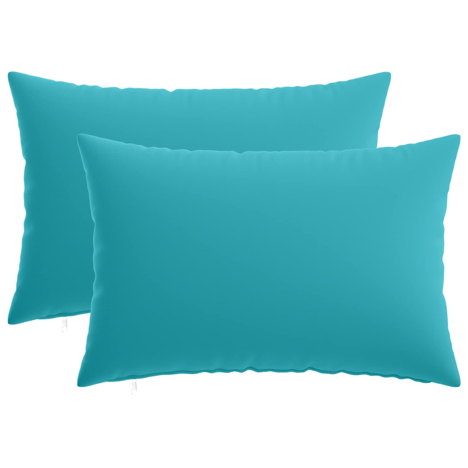 Kussensloop 2 pcs HEERLEN Turquoise 50 x 80 cm Polyester image 1