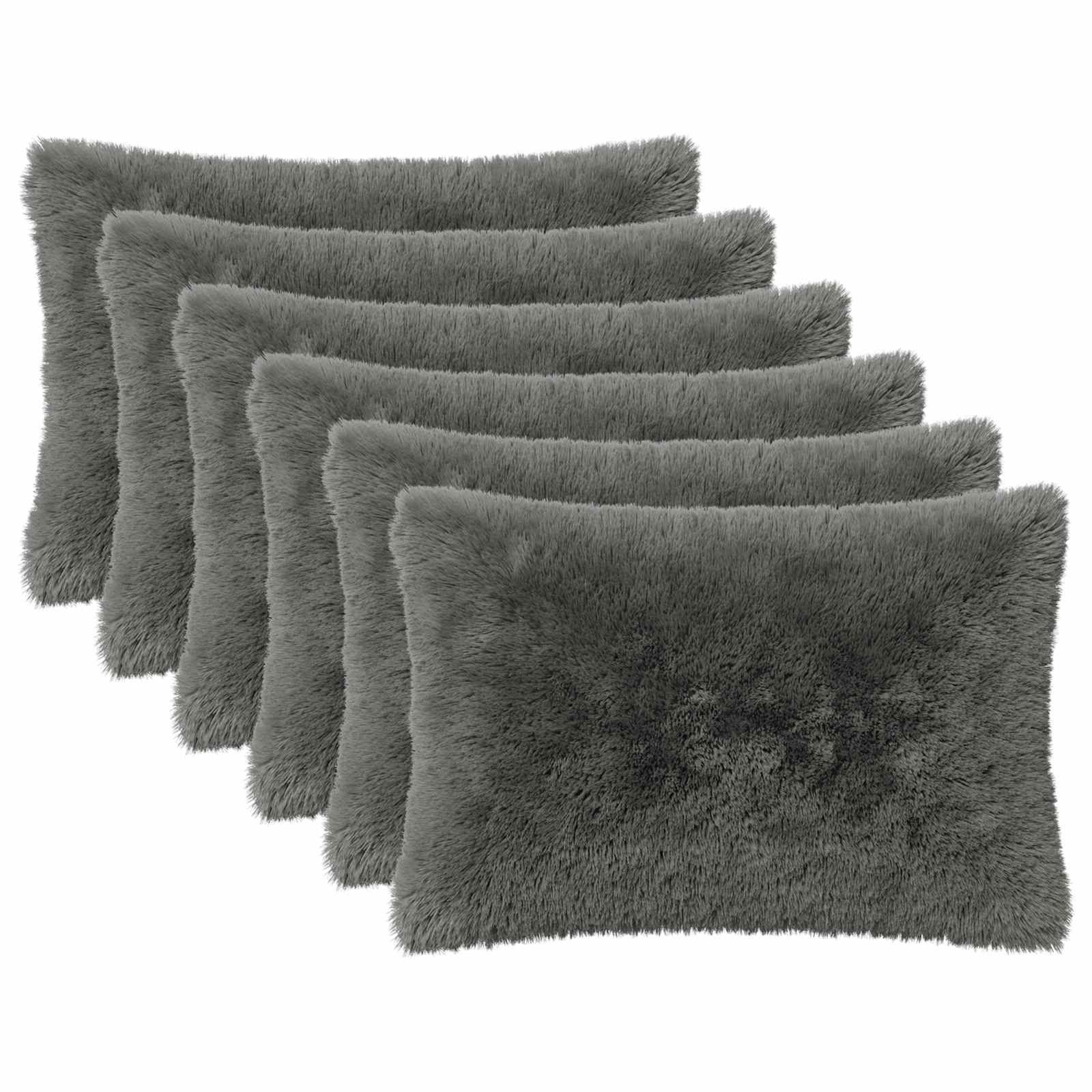 Kussensloop 6 pcs HEERLEN Lichtgrijs 50 x 80 cm PV Fleece image 1