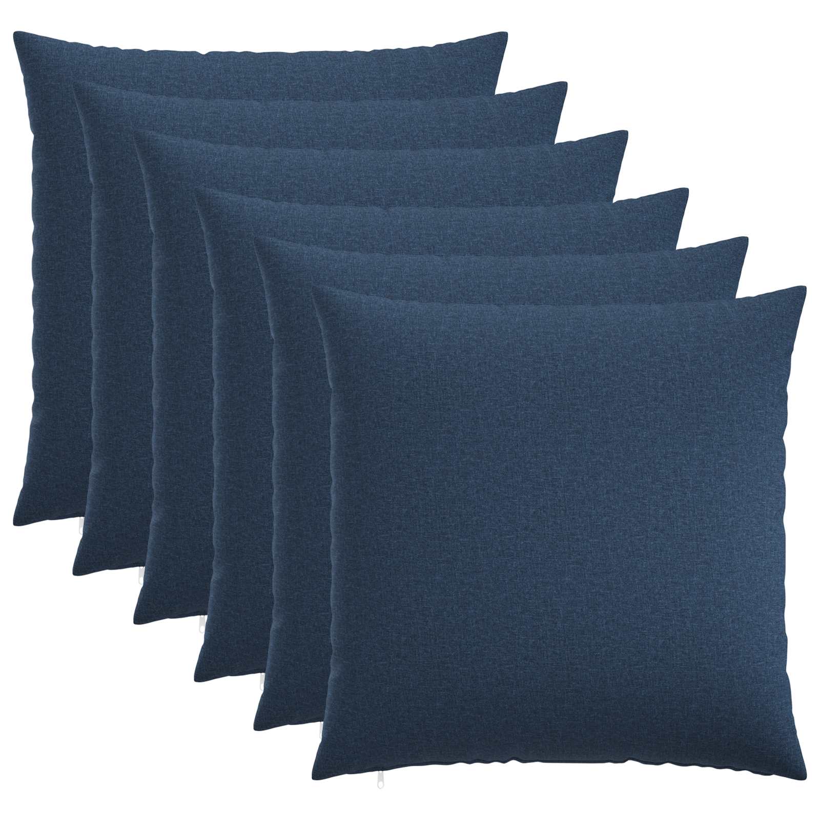 Kussensloop 6 st HEERLEN Blauw 55 x 55 cm Stof image 1