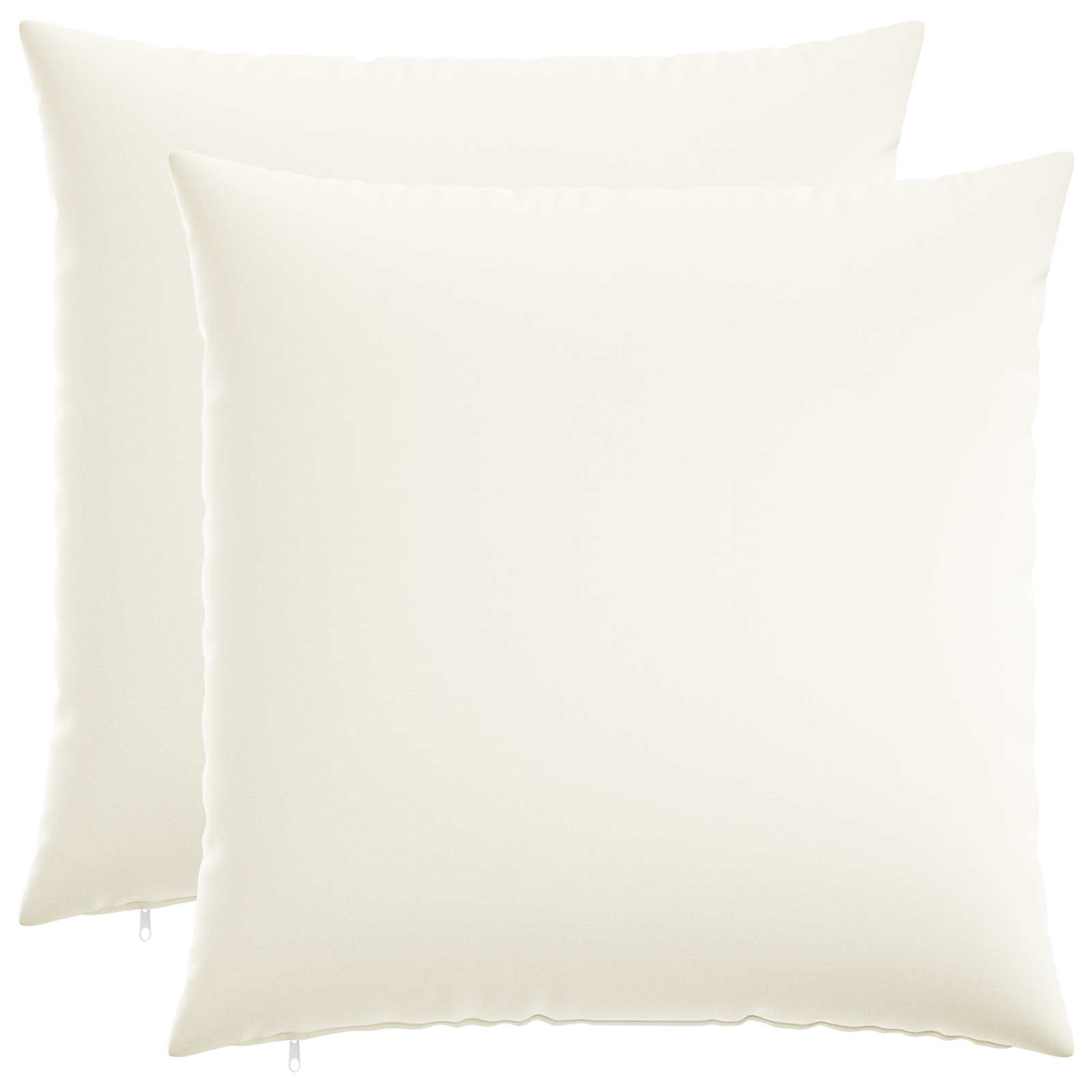 vidaXL Povlak na polštář 2 ks HEERLEN Bílá 55 x 55 cm Textil