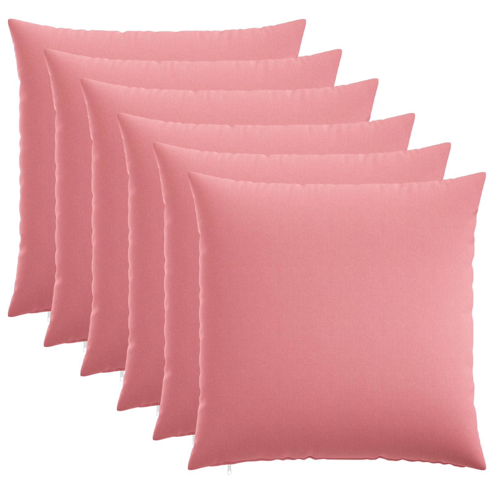 Kussensloop 6 st HEERLEN Roze 55 x 55 cm Stof image 1