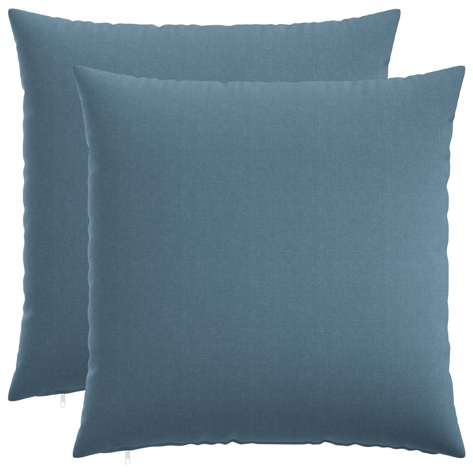 Kussensloop 2 st HEERLEN Jeans Blauw 55 x 55 cm Stof image 1
