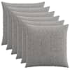 vidaXL Diivanipadi 6 pcs HEERLEN Helehall 55 x 55 cm manchester