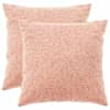 vidaXL Diivanipadi 2 tk HEERLEN Roosa 55 x 55 cm Boucl&eacute;
