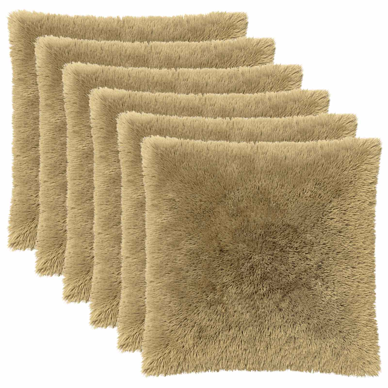 Kussensloop 6 pcs HEERLEN Lichtgroen 55 x 55 cm PV Fleece image 1