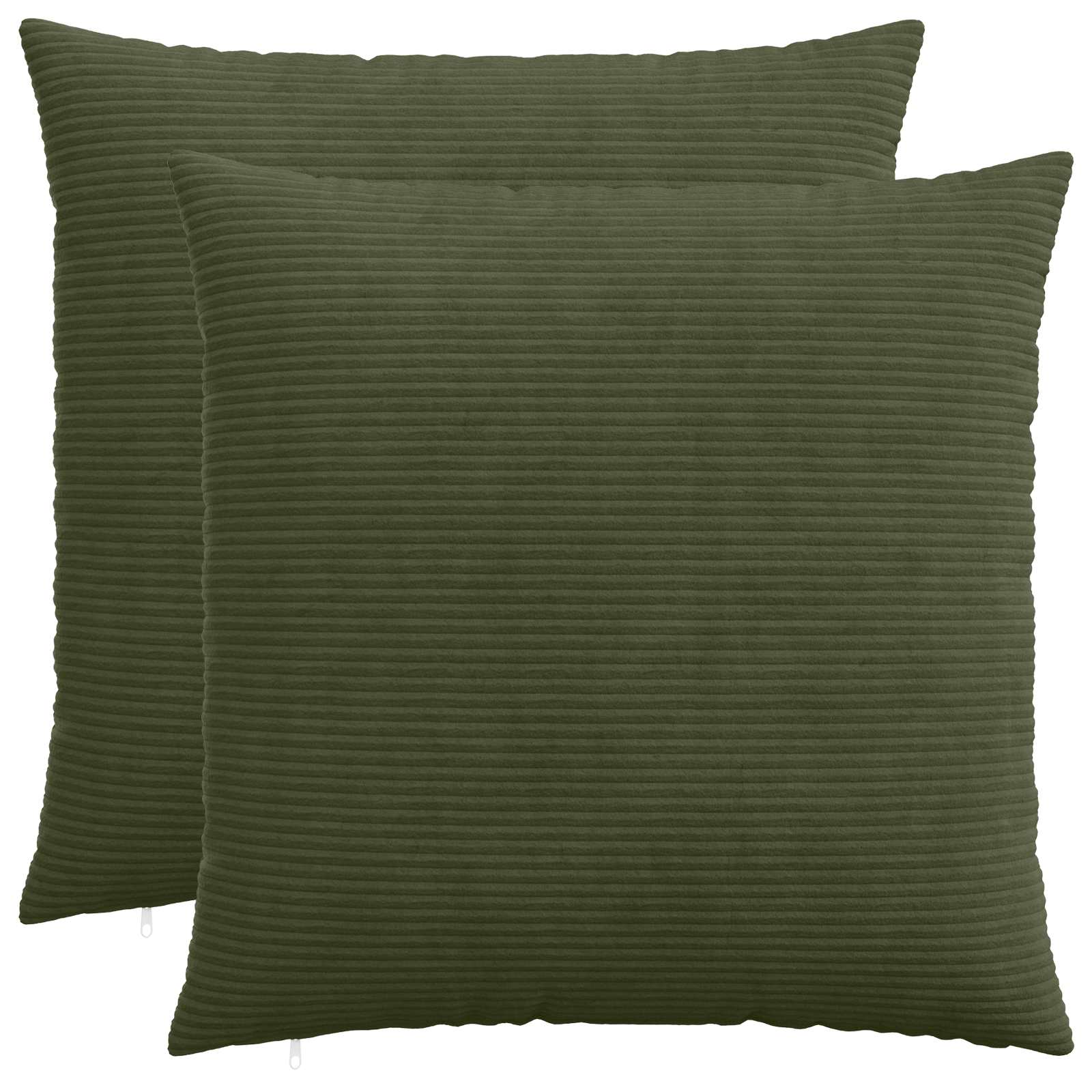 Kussensloop 2 pcs HEERLEN Groen 60 x 60 cm corduroy image 1
