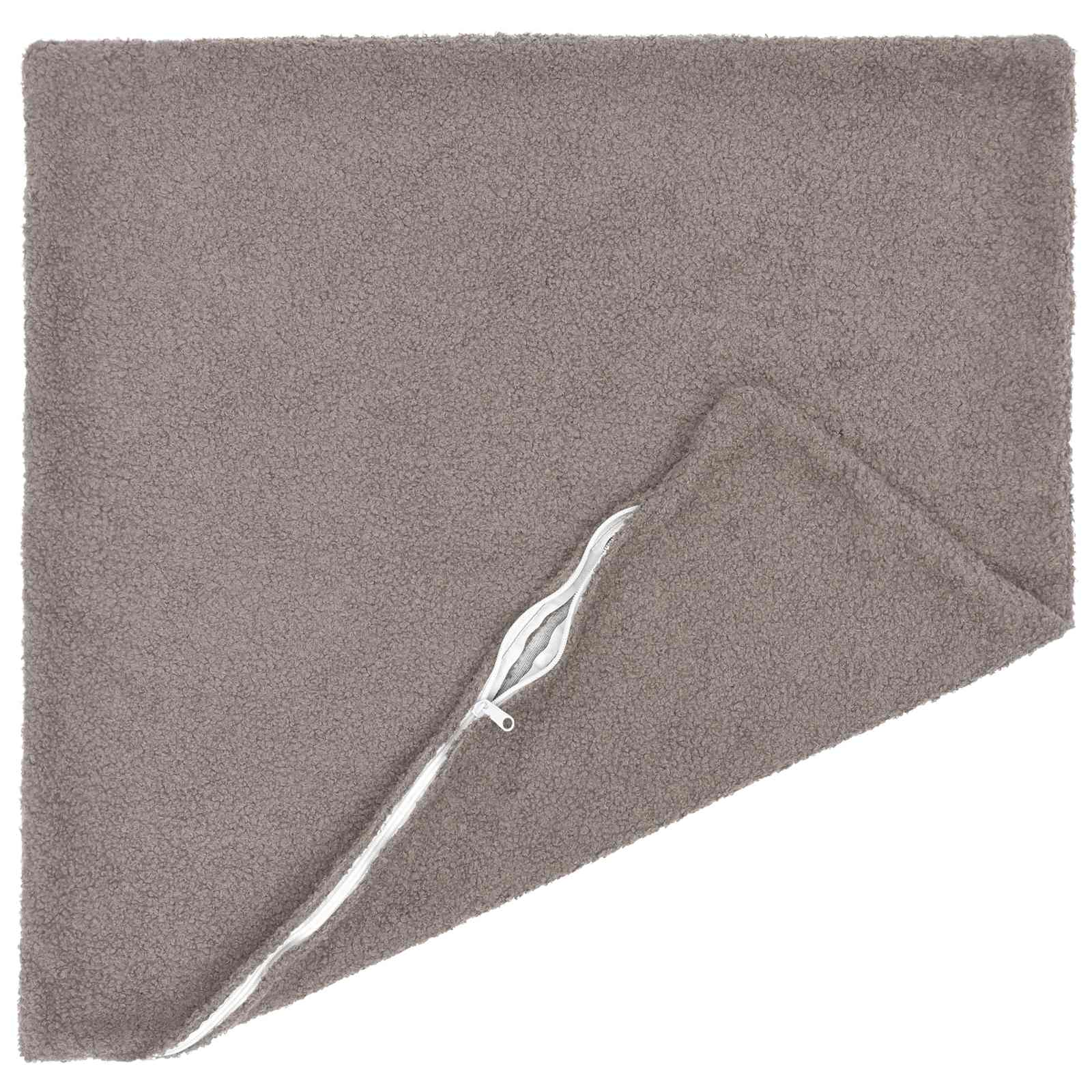 Kussensloop 6 pcs HEERLEN Lichtgrijs 60 x 60 cm Bouclé image 3