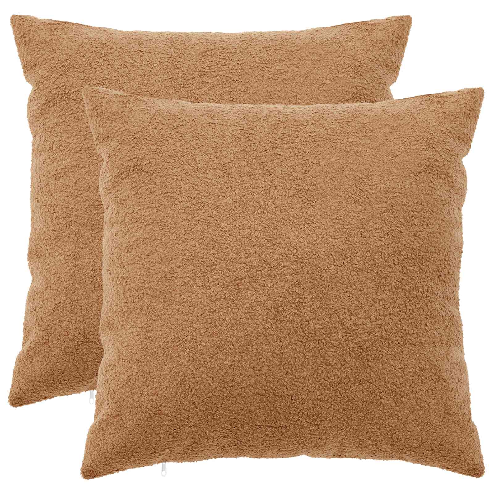 Kussensloop 2 pcs HEERLEN Beige 60 x 60 cm Bouclé image 1