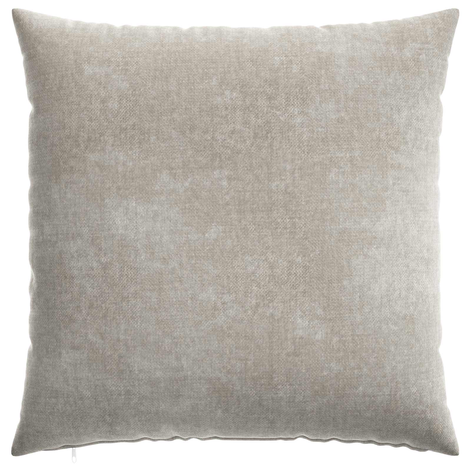 vidaXL Kussensloop 2 st HEERLEN Lichtgrijs 60 x 60 cm Chenille Stof, foto 2