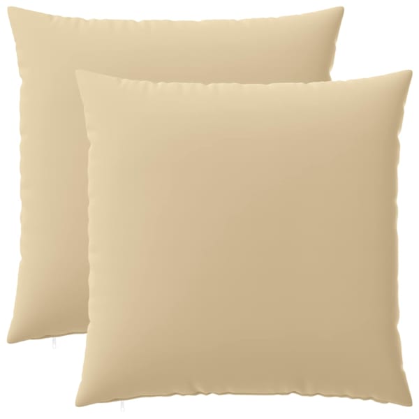 vidaXL Diivanipadi 2 pcs HEERLEN Beež 60 x 60 cm Pol&uuml;ester