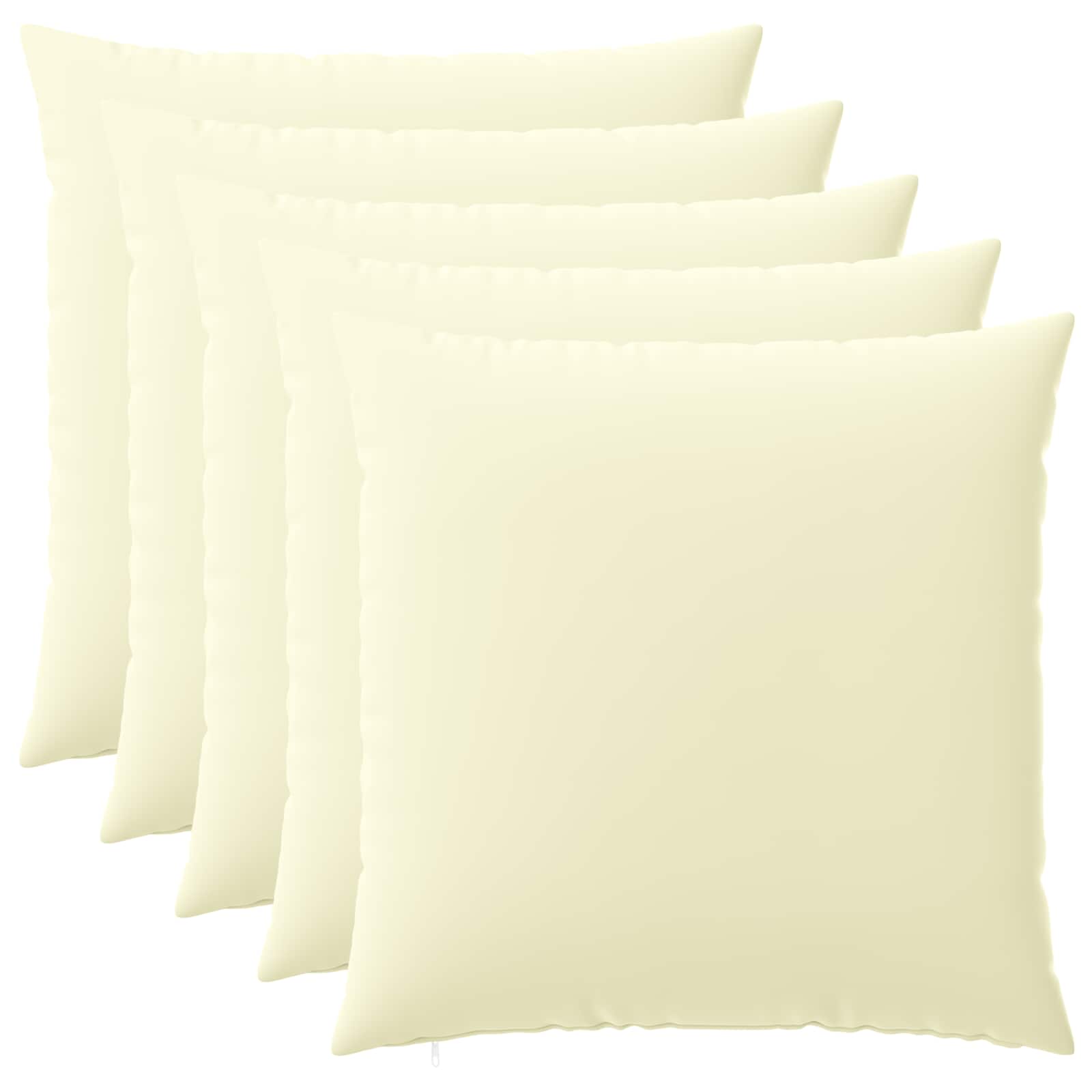 Kussensloop 6 pcs HEERLEN Crèmekleurig 60 x 60 cm Polyester image 1