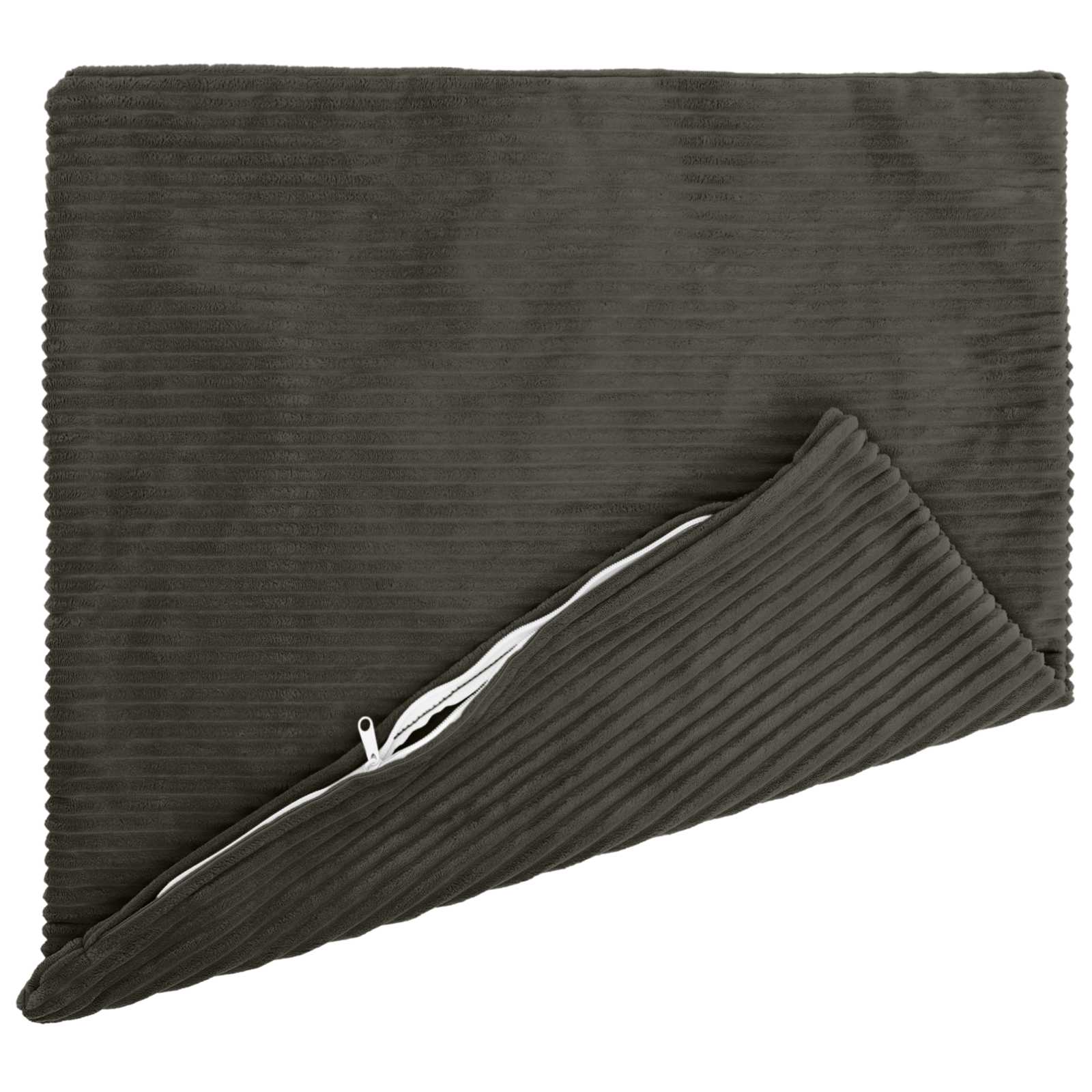 Kussensloop 2 pcs HEERLEN Antracietkleurig 65 x 65 cm corduroy image 3