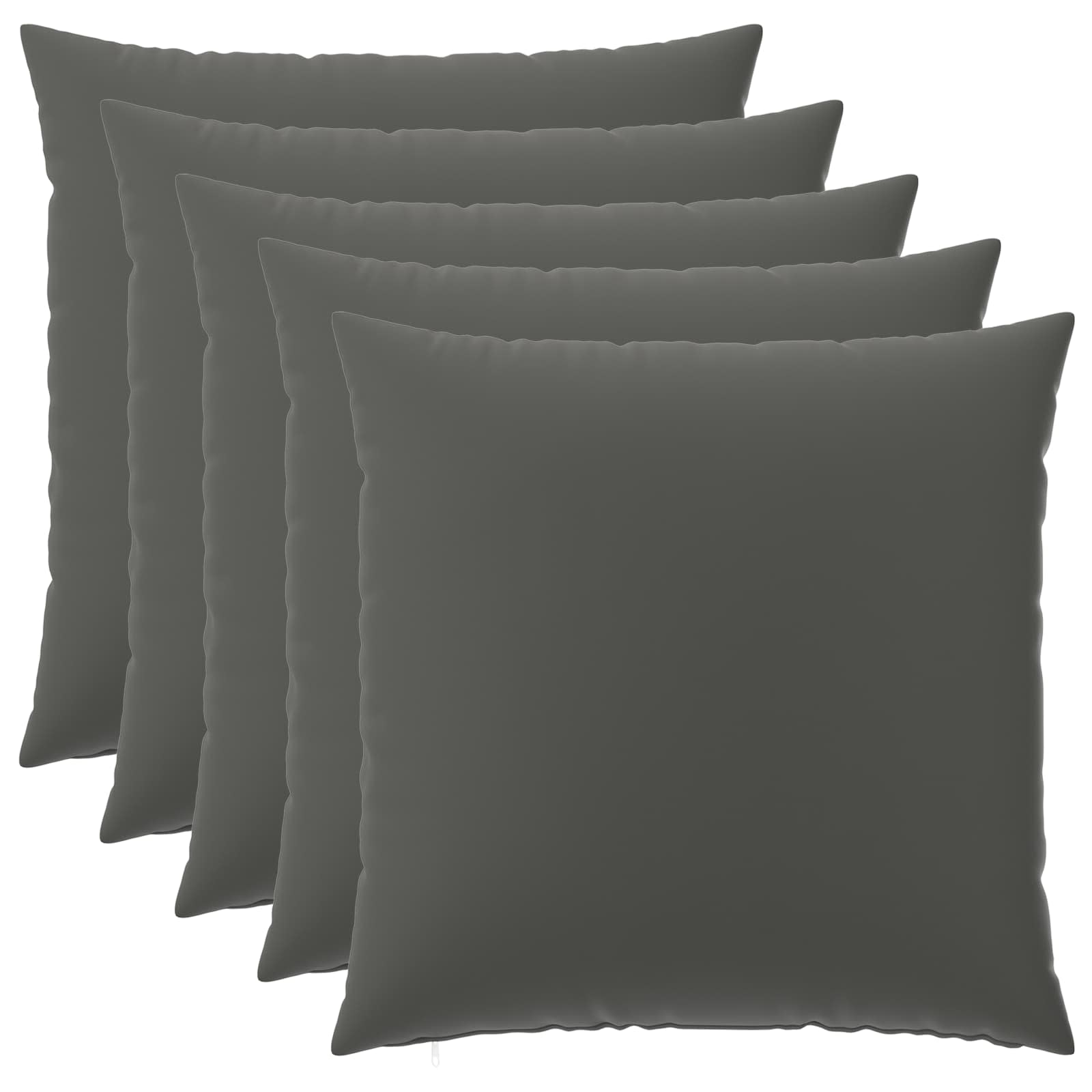 Kussensloop 6 pcs HEERLEN Antraciet 65 x 65 cm Polyester image 1