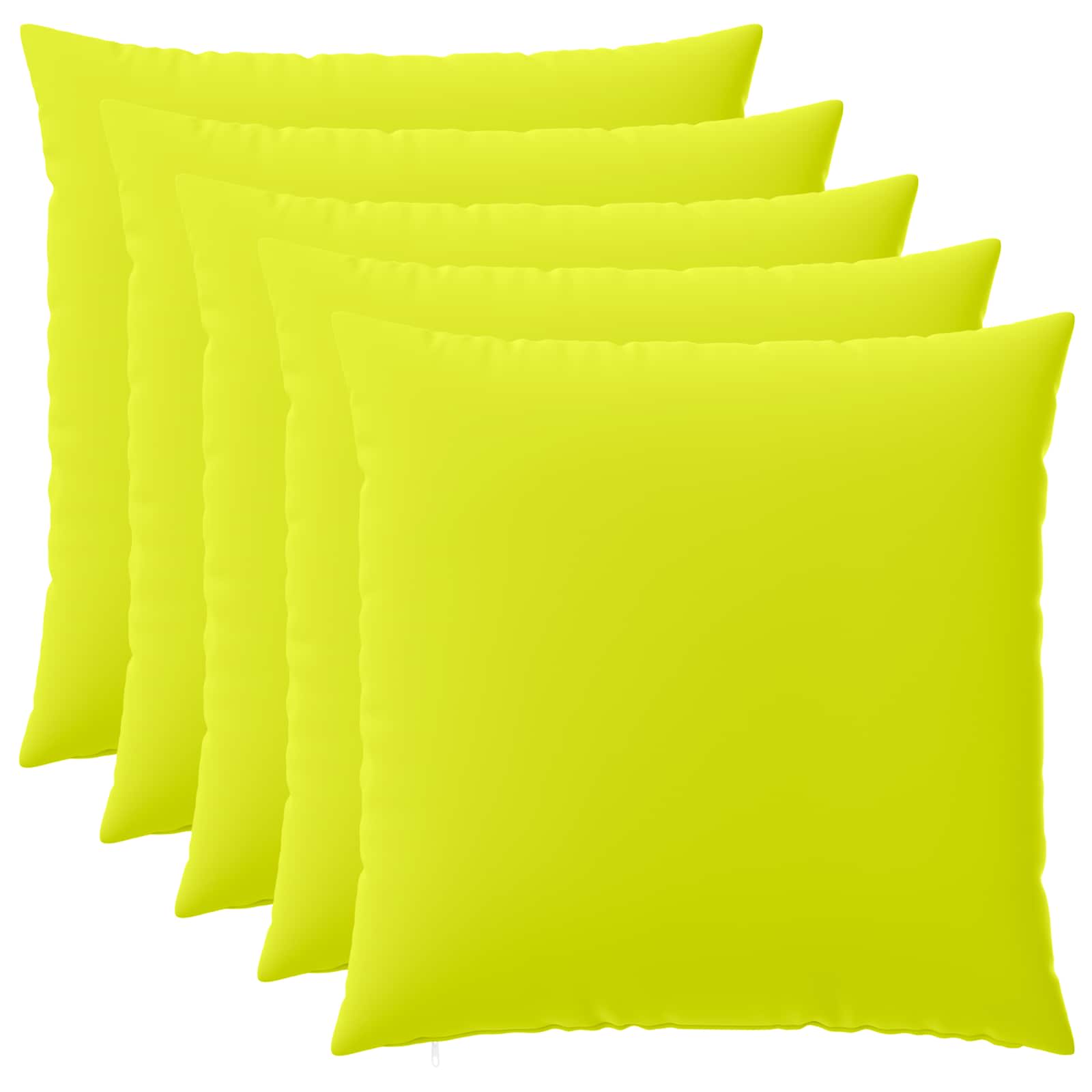 Kussensloop 6 pcs HEERLEN Helder groen 65 x 65 cm Polyester image 1