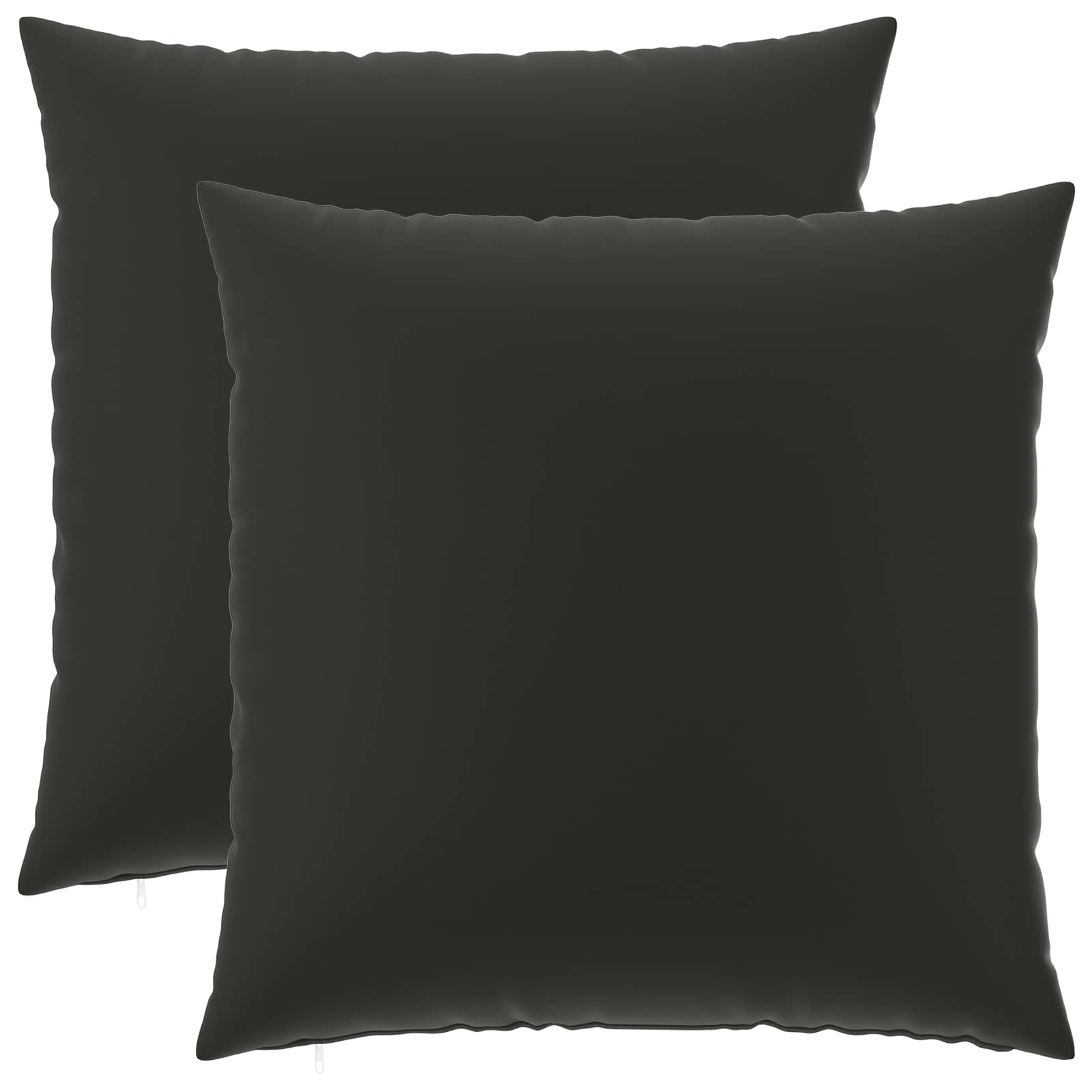 Kussensloop 2 pcs HEERLEN Zwart 65 x 65 cm Polyester image 1